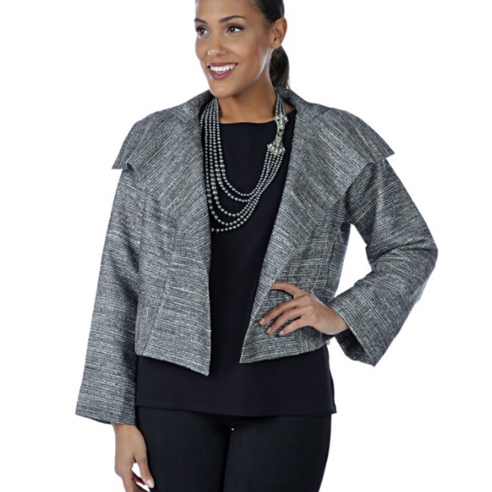 HEIDI DAUS CLASSIC TWEED TOPPER